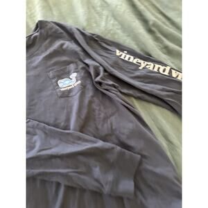 Vineyard Vines XL Long Sleeve T-Shirt Happy Hanukkah, Blue